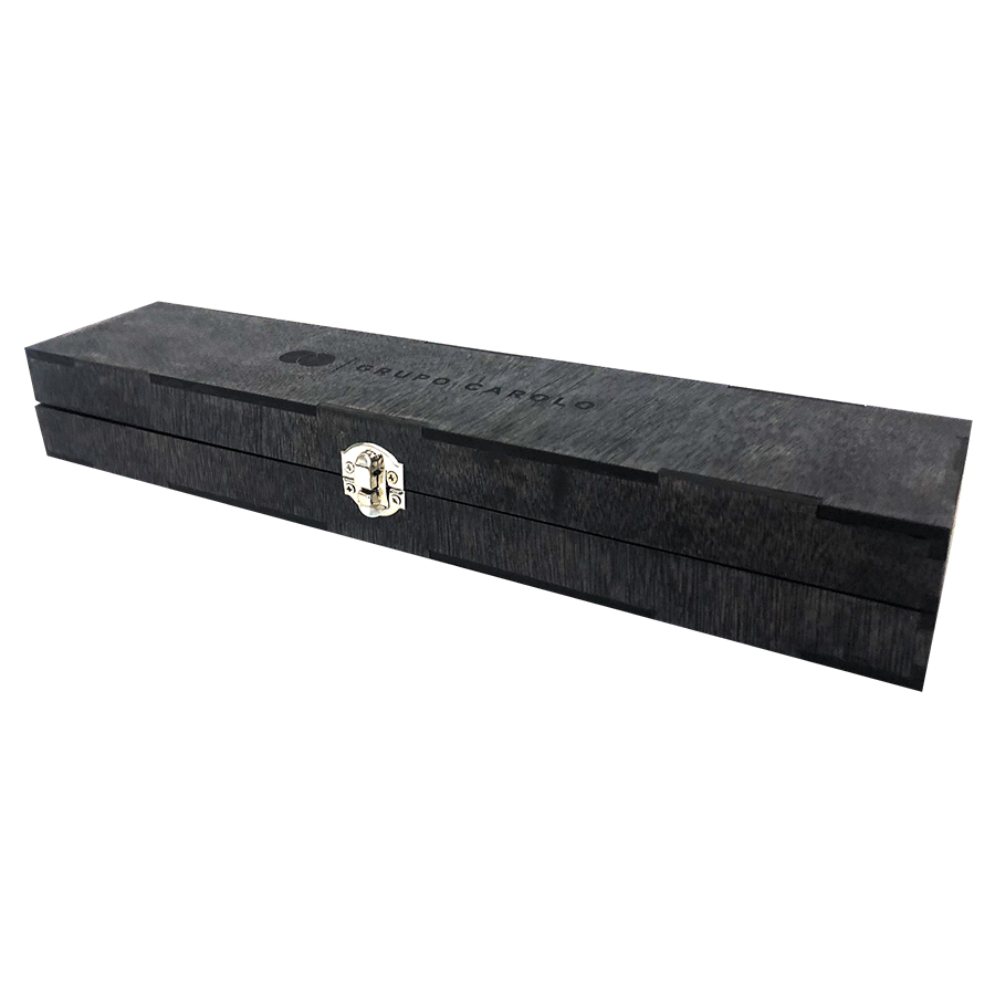 CAJA DE MADERA CON HERRAJE  BISAGRAS A503